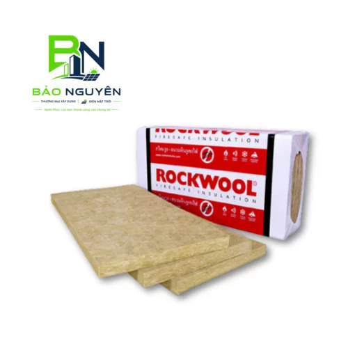 Tấm bông khoáng Rockwool cách âm, cách nhiệt - Vật Liệu Bảo Nguyên