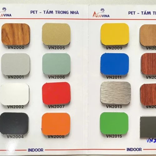 Tấm Aluvina - tấm Alu nhôm nhựa composite ốp mặt dựng, Vật Liệu Bảo Nguyên