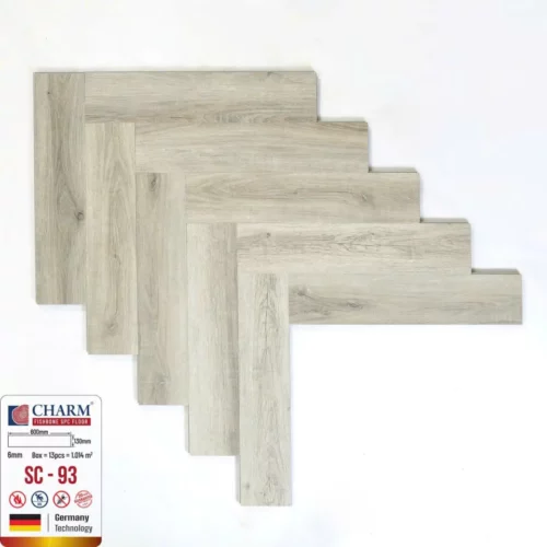 Sàn nhựa hèm khóa đế cao su 5mm - hình thực tế 02