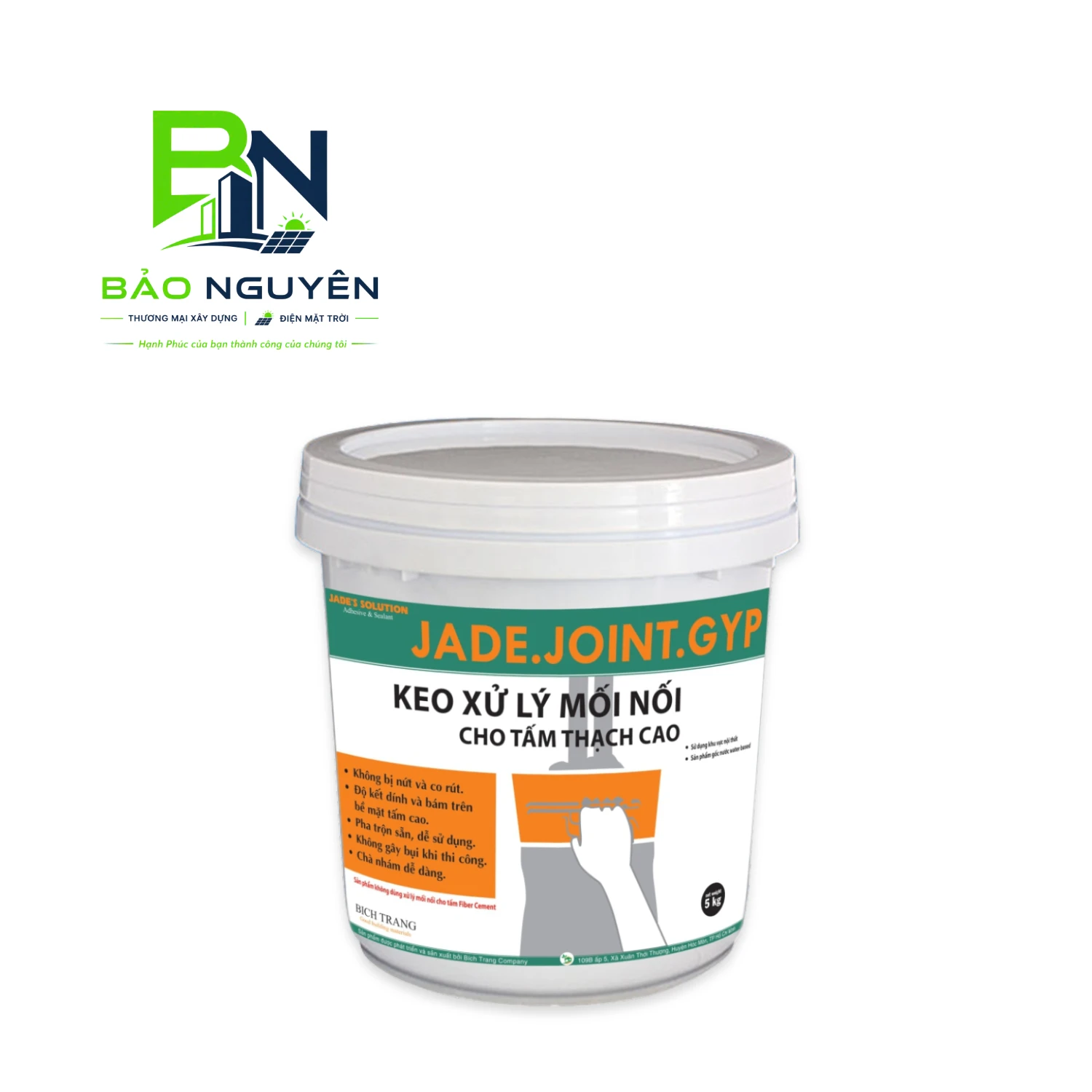 Keo xử lý mối nối jadesolution Keo xử lý mối nối Jade Solution - hình thực tế 02