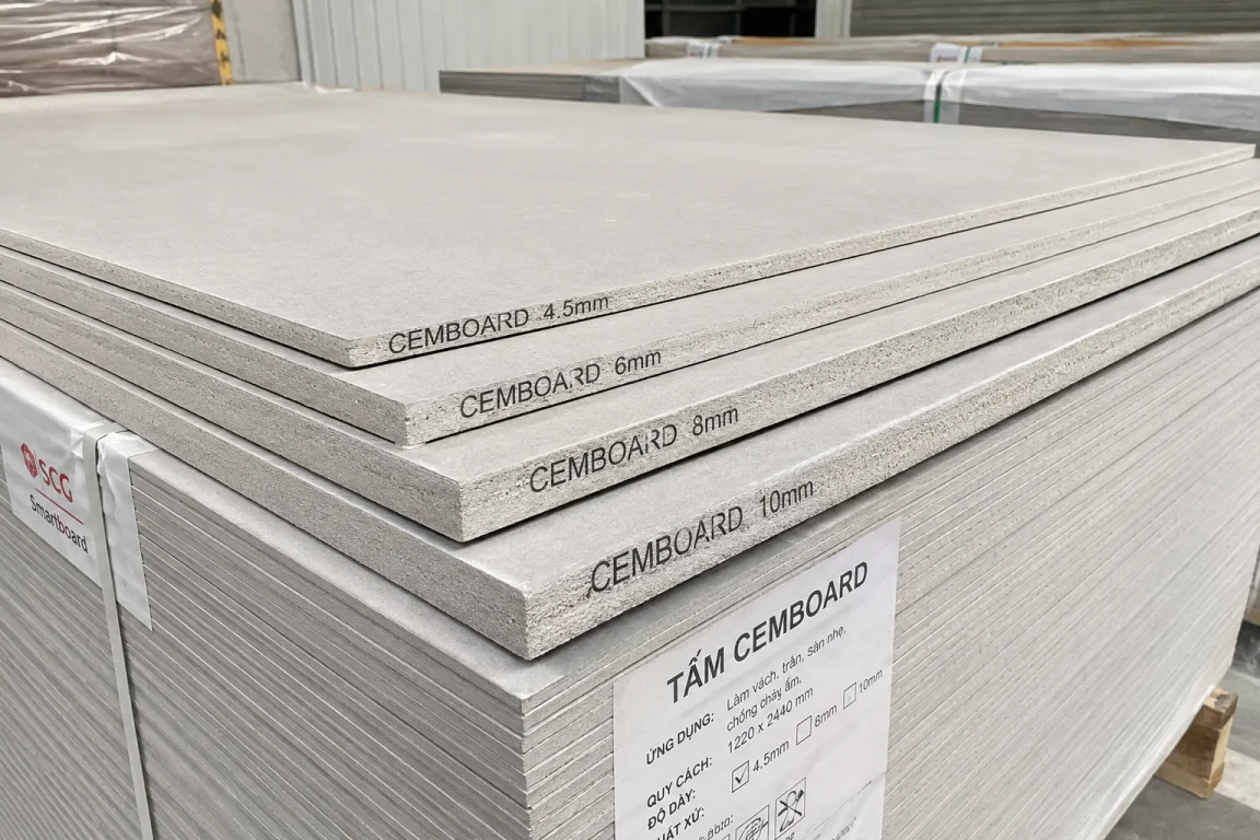 BẢNG GIÁ TẤM CEMBOARD 2026