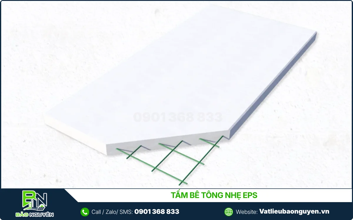 Tấm bê tông nhẹ EPS (Expanded Polystyrene)
