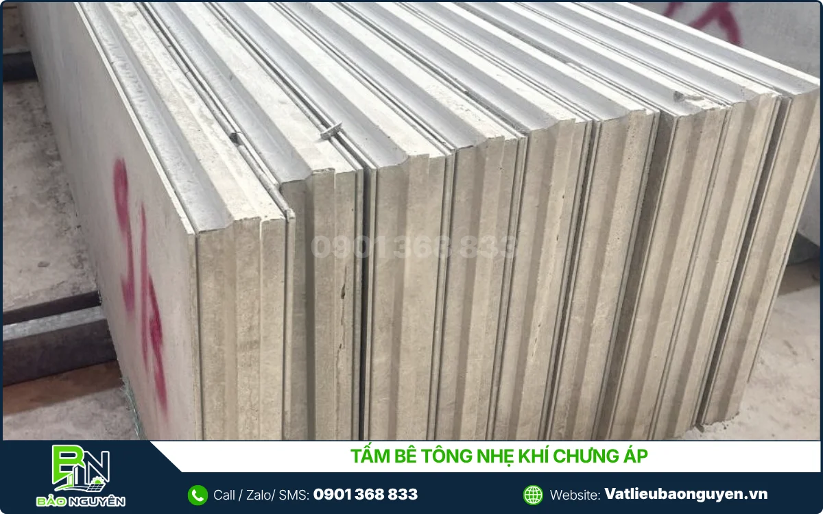 Tấm bê tông khí chưng áp (AAC)