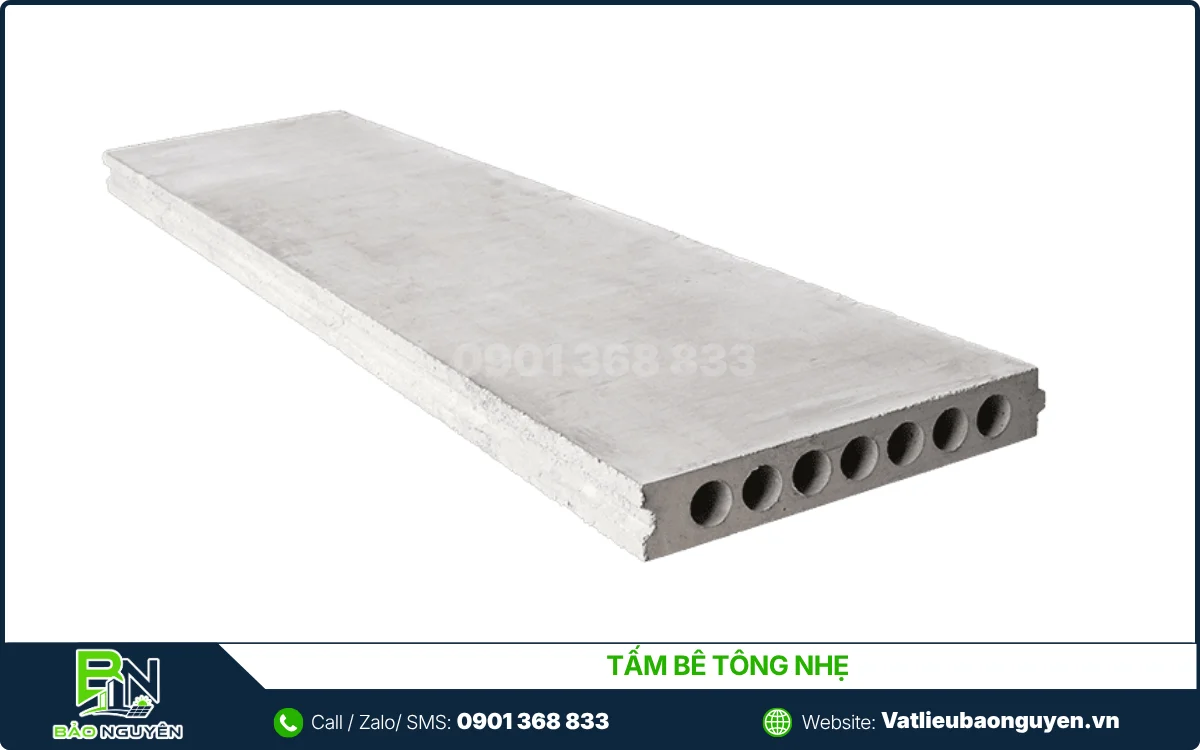 Tấm Bê Tông Nhẹ Chính Hãng, Bền, Nhẹ, Dễ Thi Công