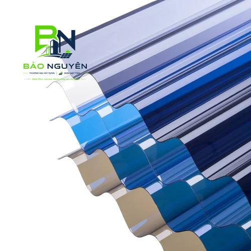 Tấm Polycarbonate sóng lợp mái - Vật Liệu Bảo Nguyên