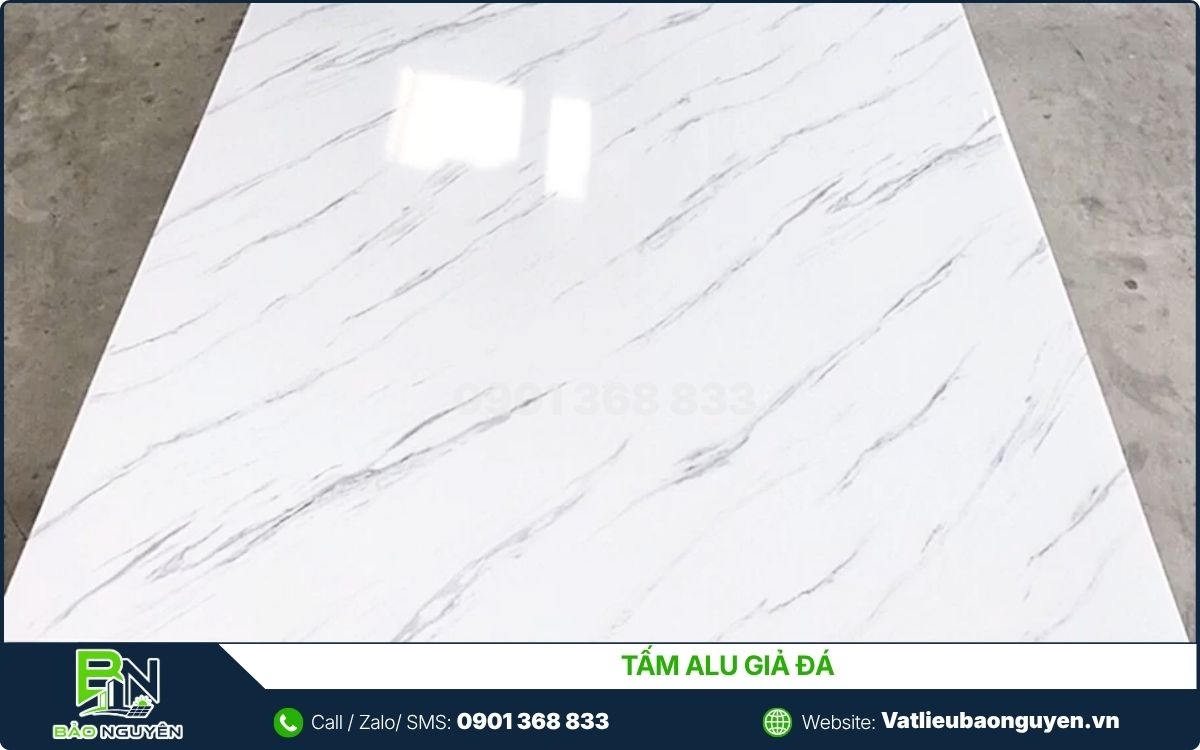 Tấm Alu giả đá giá rẻ, dễ sử dụng