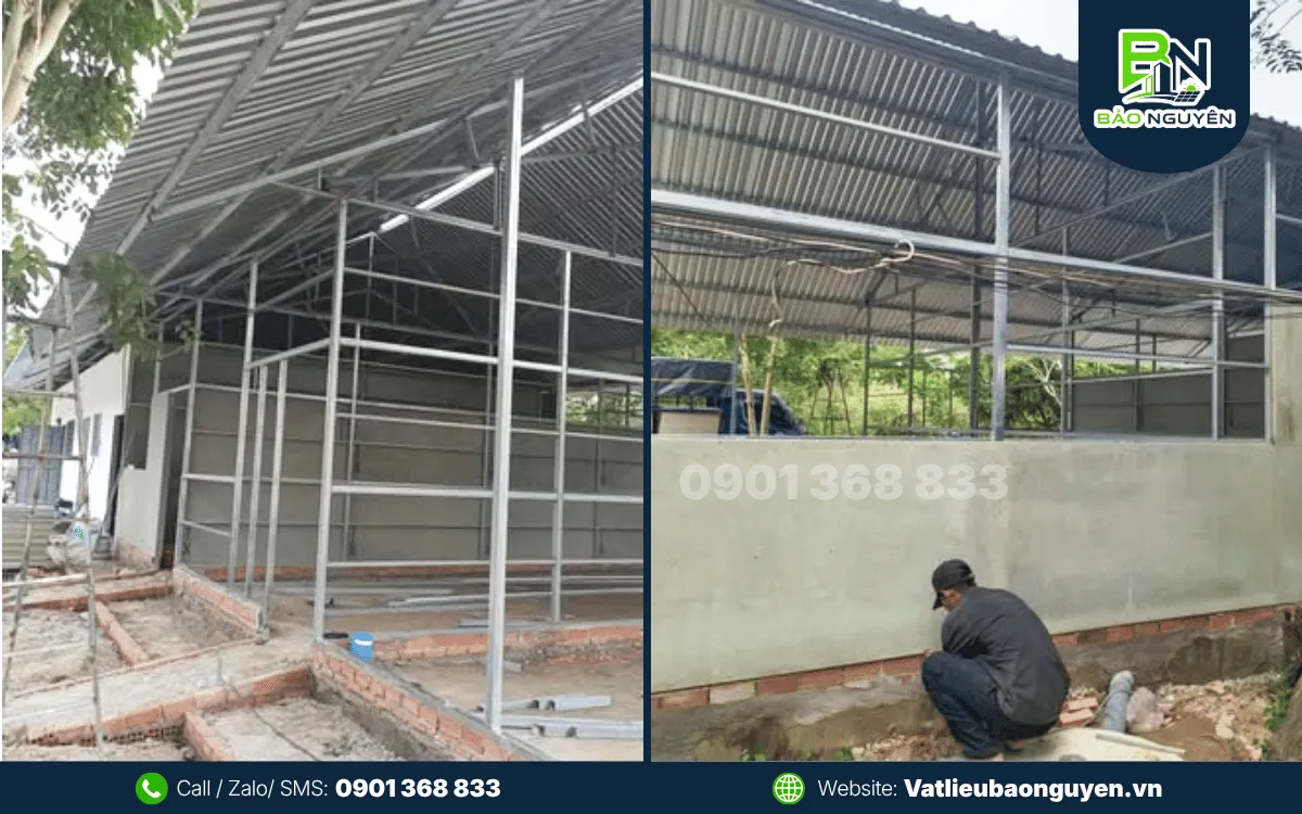 Công trình nhà lắp ghép miền Tây